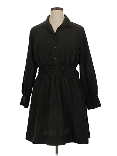 Pre-owned Free Assembly Casual Dress In Black