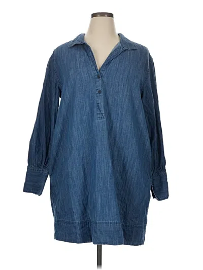 Pre-owned Free Assembly Casual Dress In Blue