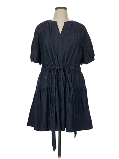 Pre-owned Free Assembly Casual Dress In Blue