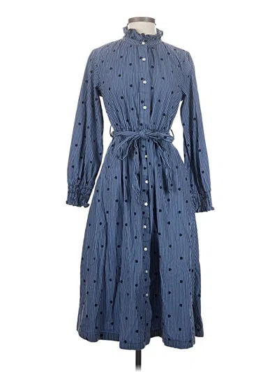 Pre-owned Free Assembly Casual Dress In Blue