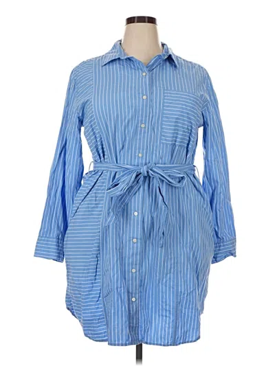 Pre-owned Free Assembly Casual Dress In Blue
