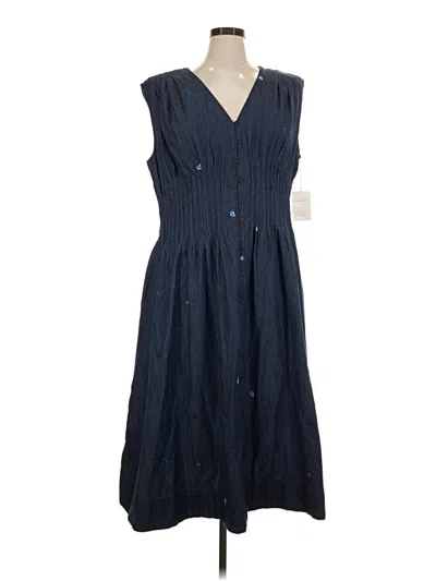 Pre-owned Free Assembly Casual Dress In Blue