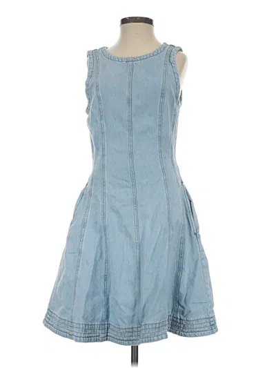 Pre-owned Free Assembly Casual Dress In Blue