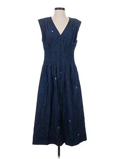 Pre-owned Free Assembly Casual Dress In Blue