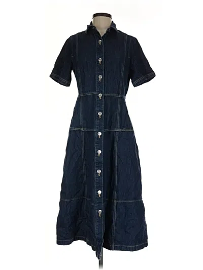 Pre-owned Free Assembly Casual Dress In Blue