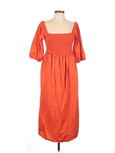 Pre-owned Free Assembly Casual Dress In Orange