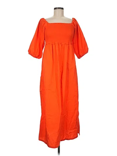 Pre-owned Free Assembly Casual Dress In Orange