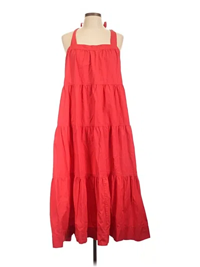 Pre-owned Free Assembly Casual Dress In Red