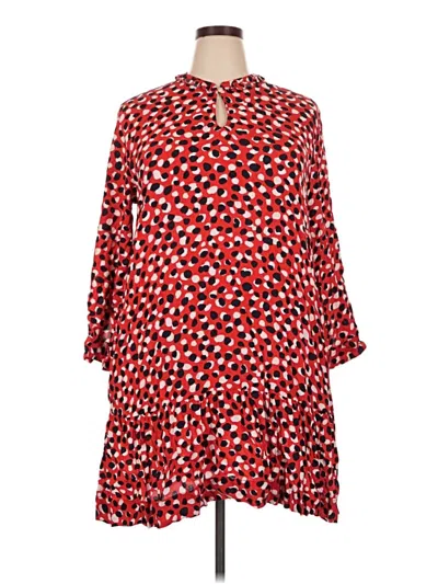 Pre-owned Free Assembly Casual Dress In Red