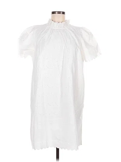 Pre-owned Free Assembly Casual Dress In White
