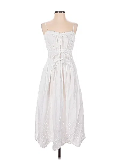 Pre-owned Free Assembly Casual Dress In White