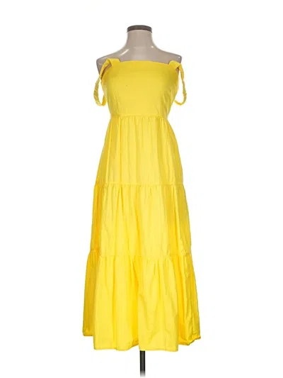 Pre-owned Free Assembly Casual Dress In Yellow