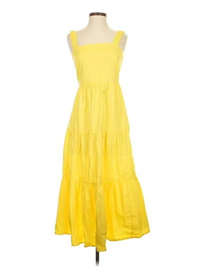 Pre-owned Free Assembly Casual Dress In Yellow