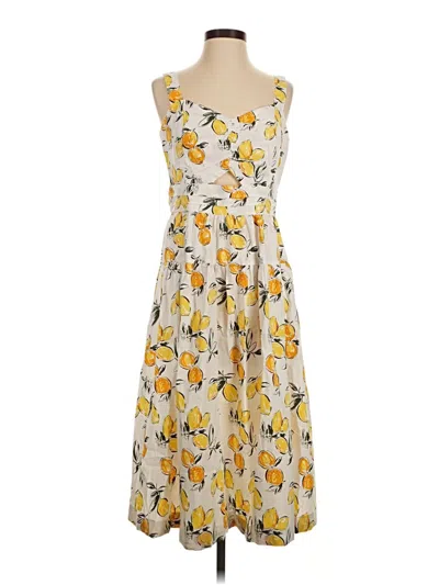 Pre-owned Free Assembly Casual Dress In Yellow
