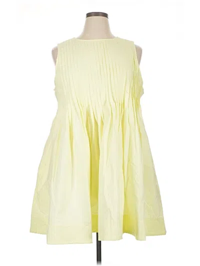 Pre-owned Free Assembly Casual Dress In Yellow