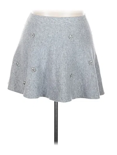 Pre-owned Free Assembly Casual Skirt In Gray