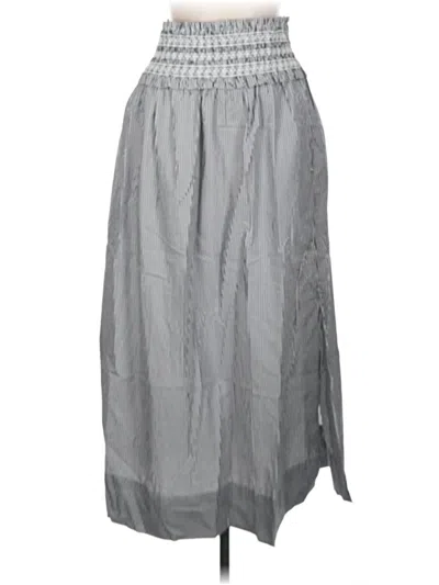 Pre-owned Free Assembly Casual Skirt In Gray