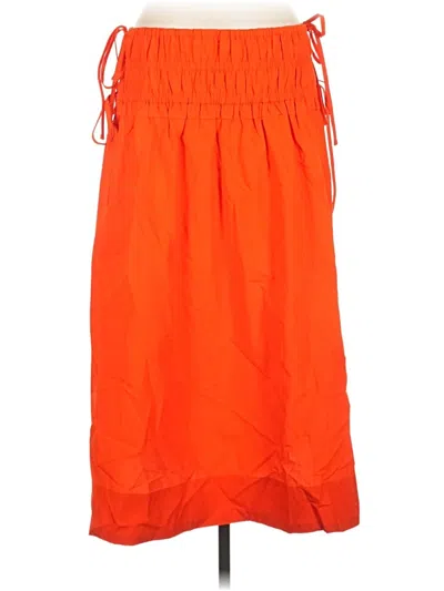 Pre-owned Free Assembly Casual Skirt In Orange