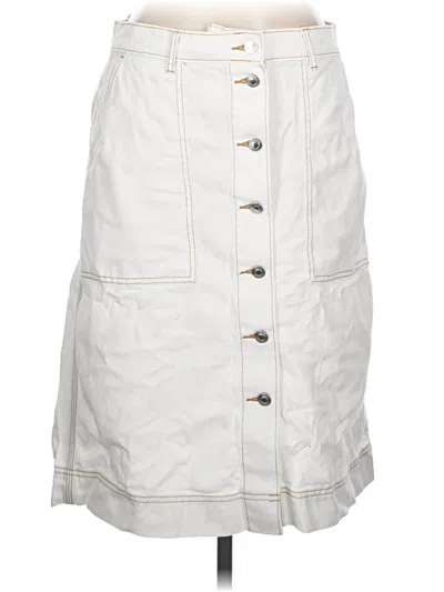 Pre-owned Free Assembly Casual Skirt In White