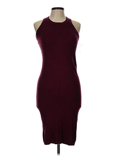 Pre-owned Free Assembly Cocktail Dress In Burgundy