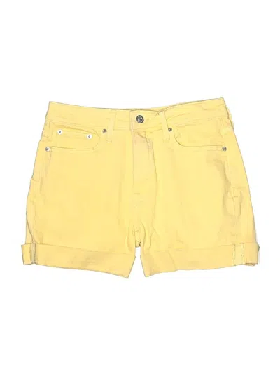 Pre-owned Free Assembly Denim Shorts In Yellow