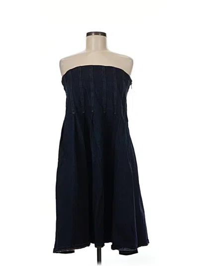 Pre-owned Free Assembly Denim Skirt In Blue