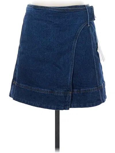 Free Assembly Denim Skirt In Blue