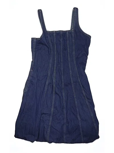 Pre-owned Free Assembly Kids' Dress In Blue