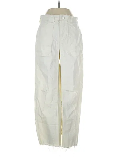 Pre-owned Free Assembly Jeans In Ivory