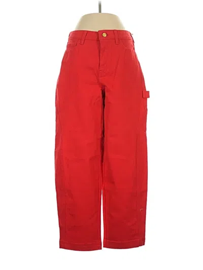 Pre-owned Free Assembly Jeans In Red