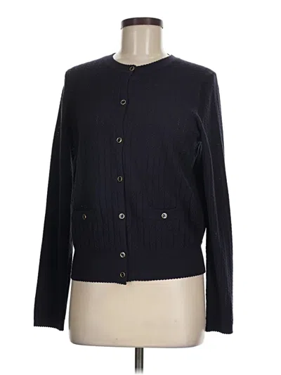 Pre-owned Free Assembly Long Sleeve Blouse In Black