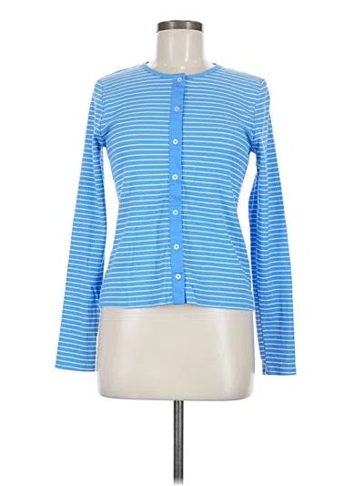 Pre-owned Free Assembly Long Sleeve Polo Shirt In Blue
