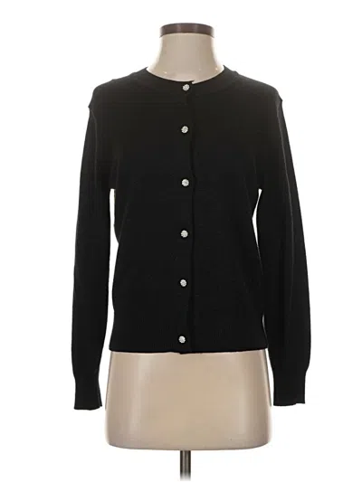 Pre-owned Free Assembly Long Sleeve Top Black Mock Neckline Tops