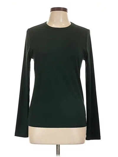 Pre-owned Free Assembly Long Sleeve T-shirt In Green