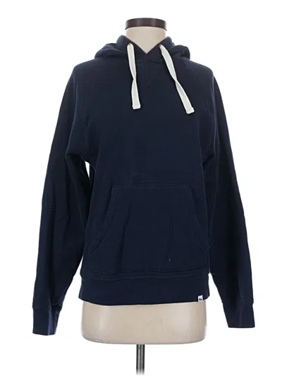 Pre-owned Free Assembly Pullover Hoodie In Blue