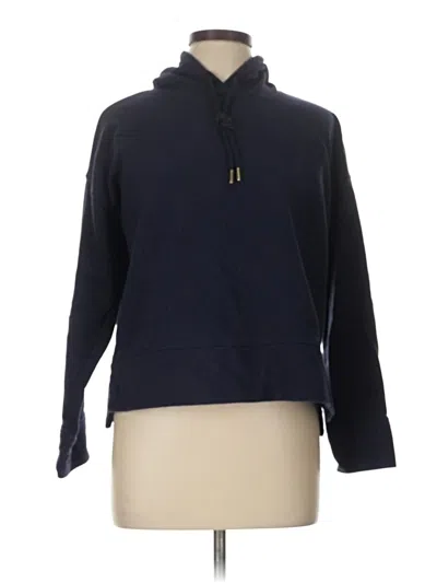 Pre-owned Free Assembly Pullover Hoodie In Blue