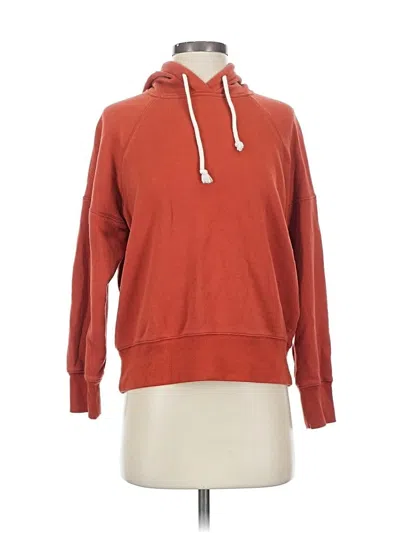 Pre-owned Free Assembly Pullover Hoodie In Orange