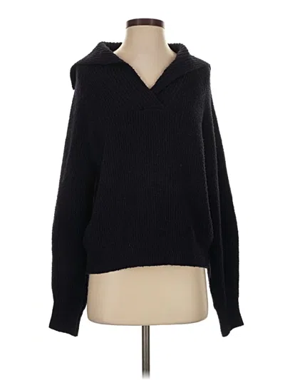 Pre-owned Free Assembly Pullover Sweater In Black