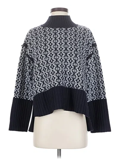 Pre-owned Free Assembly Pullover Sweater In Blue