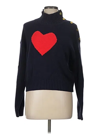 Pre-owned Free Assembly Pullover Sweater In Blue