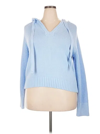 Pre-owned Free Assembly Pullover Sweater In Blue