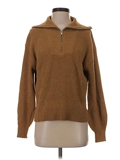 Pre-owned Free Assembly Pullover Sweater In Brown