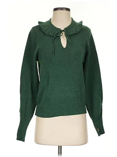 Pre-owned Free Assembly Pullover Sweater In Green