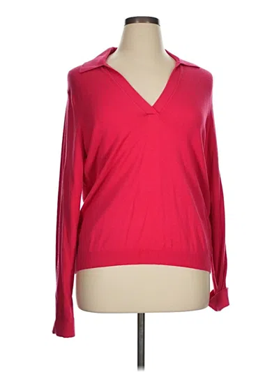 Pre-owned Free Assembly Pullover Sweater In Red
