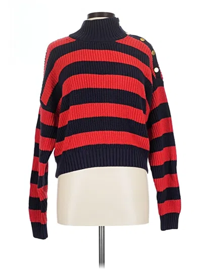 Pre-owned Free Assembly Pullover Sweater In Red