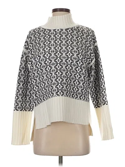 Pre-owned Free Assembly Pullover Sweater In White