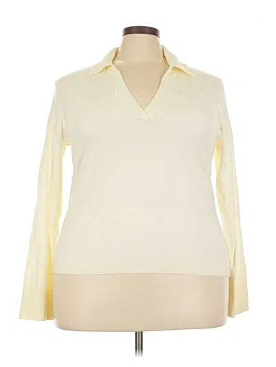 Pre-owned Free Assembly Pullover Sweater In White