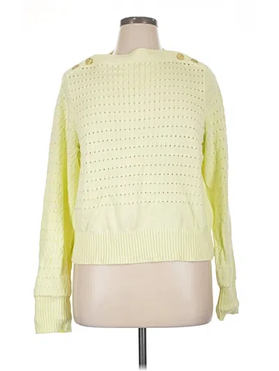Pre-owned Free Assembly Pullover Sweater In Yellow