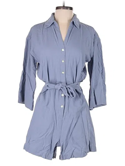 Pre-owned Free Assembly Romper In Blue
