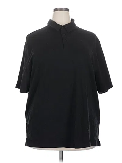Pre-owned Free Assembly Short Sleeve Button Down Shirt In Black